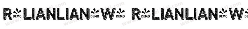 R-LianLian-W4 R-LianLian-W4字体转换